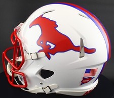 SMU MUSTANGS NCAA Riddell Speed Full Size AUTHENTIC Football Helmet