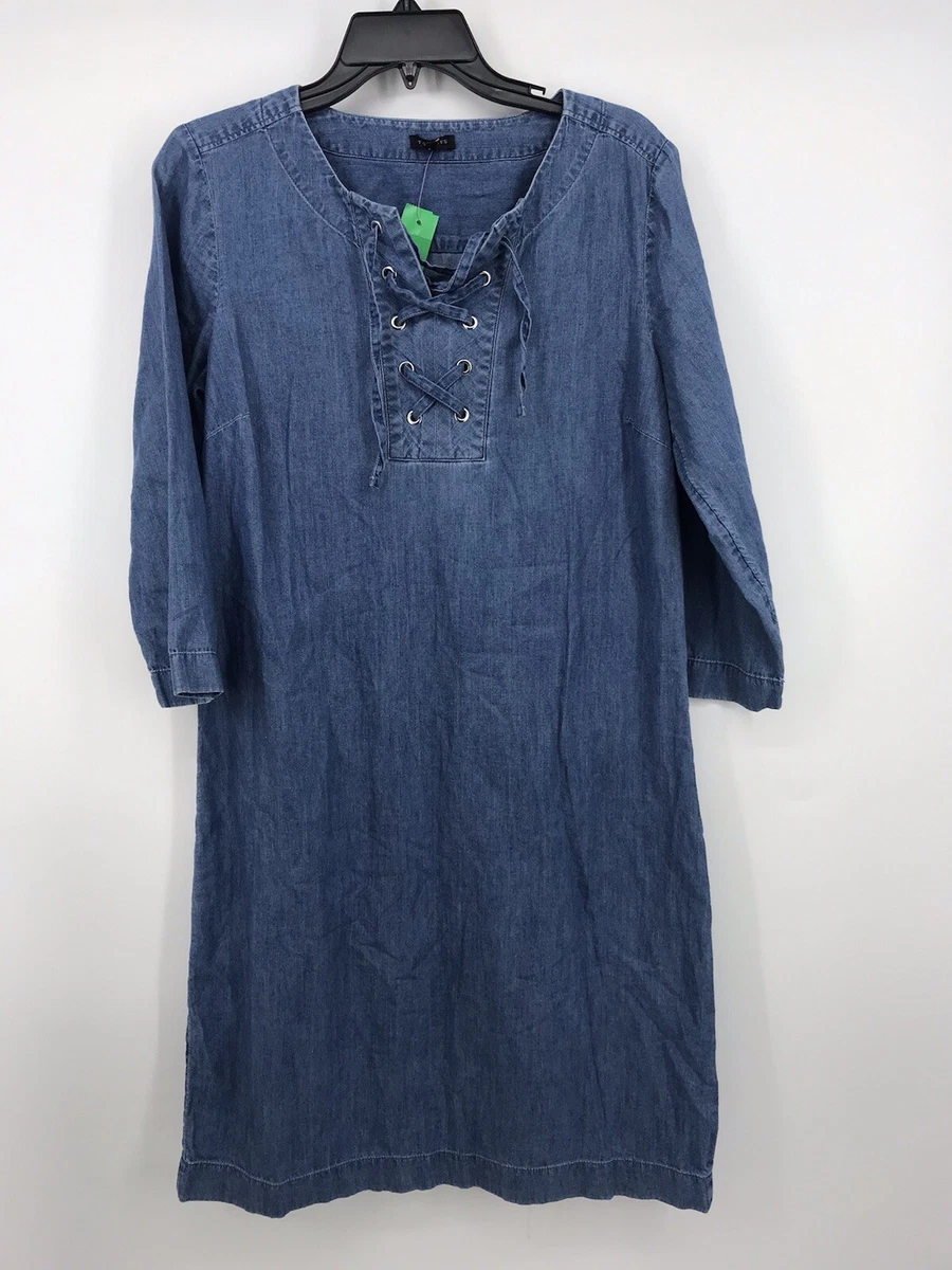 Ladies chambray dress top