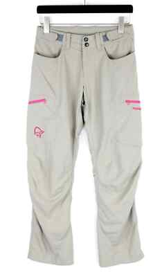 Norona Svalbard Mid Weight Pants Womens XS Hiking Zip Fly Thin