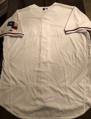 Texas Rangers Authentic On-Field Majestic Flex Base Home Jersey