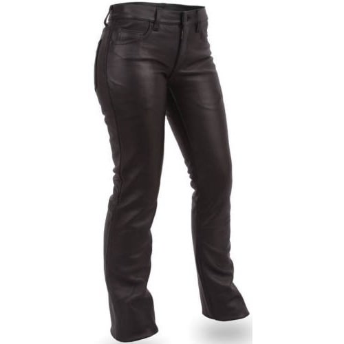 NEW WOMENS LEATHER MOTORCYCLE BIKER 5 