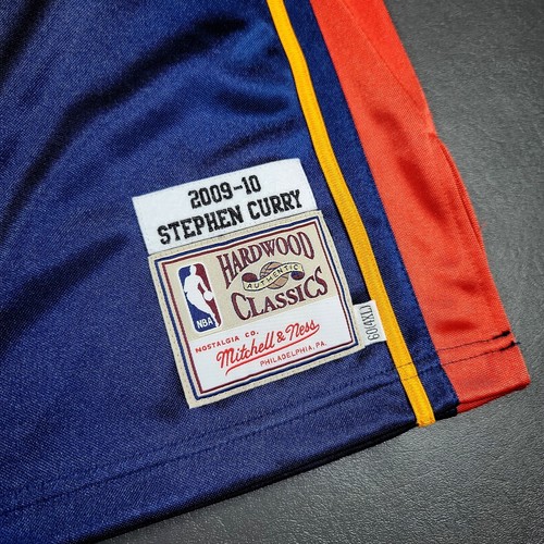 100% Authentic Stephen Curry Mitchell Ness 09 10 Warriors Jersey Size 60 4XL - Picture 2 of 6