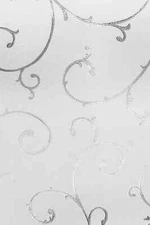 ETCHED LACE Decorative Glass Window Film 24" x 36" Vinyl Static Cling Films