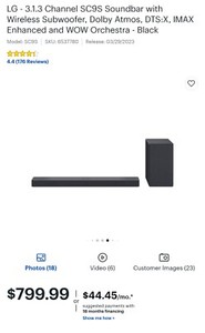 LG Sc9s Soundbar | eBay