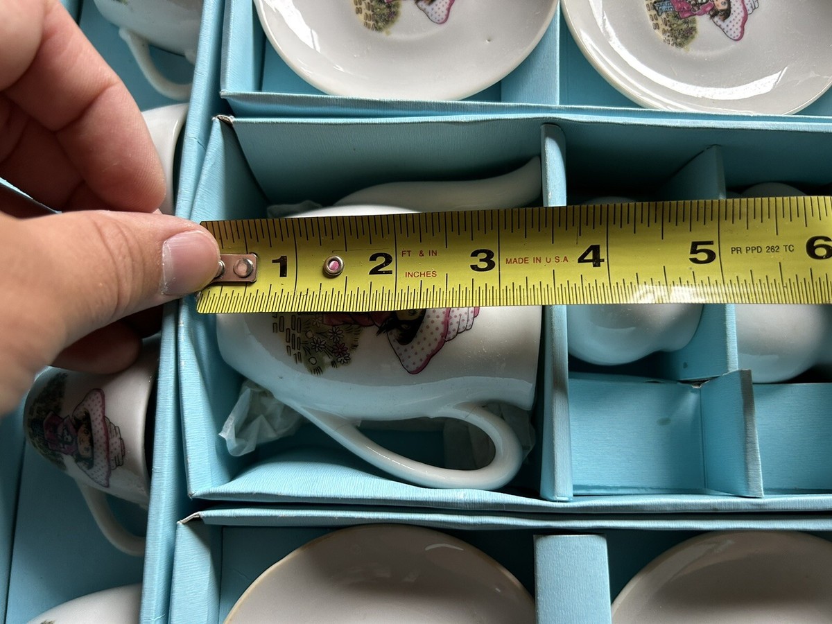 Vintage Toy China Tea Party Porcelain Children's Play Set Made In
