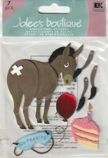 Jolee's Boutique 3D Stickers PIN THE TAIL Birthday Theme 79491 FAST FREE SHIP!