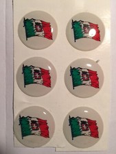 Adesivi In Silicone Bandiera sabauda-Savoia-REGNO ITALIA-MONARCHIA Sabauda