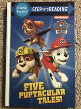 Paw Patrol Step Into Reading Five Puptacular Tales Hardcover . FREE SHIPPING