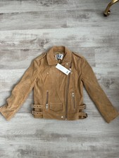 Oak Nyc Suede Motorcycle Jacket Size Small