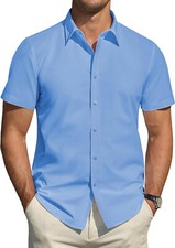 Regular Size Dress Shirts for Men 6XL Size for sale | eBay