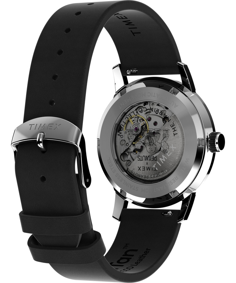 Timex Marlin® Automatic x Peanuts Snoopy Flying Ace 40mm Leather Strap Watch image 2