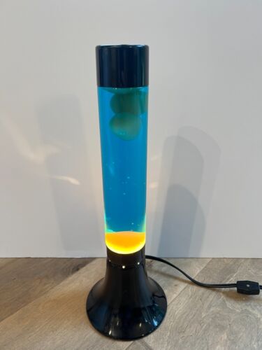 Rare Vintage Oozy Glo Lava Lamp - Blue / Yellow - Model EH-968 - TESTED WORKING - Picture 1 of 11