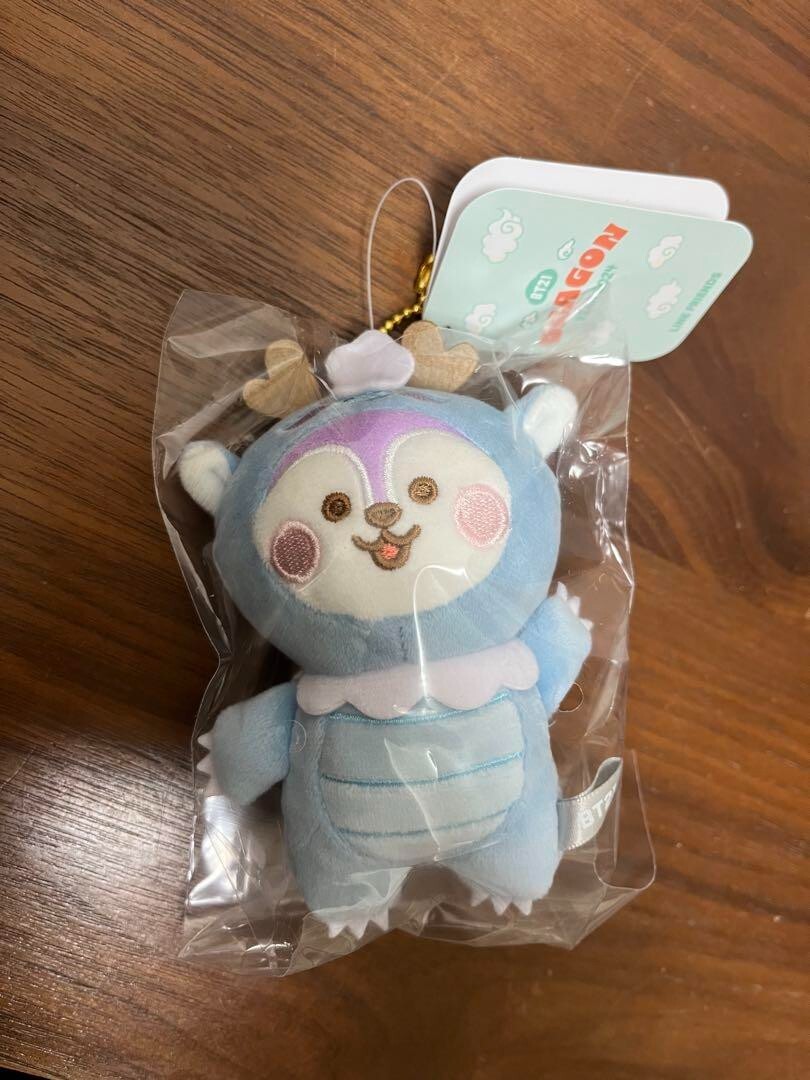 BT21 SET 7 Complete Baby Dragon Flying Style Mascot Plush Key