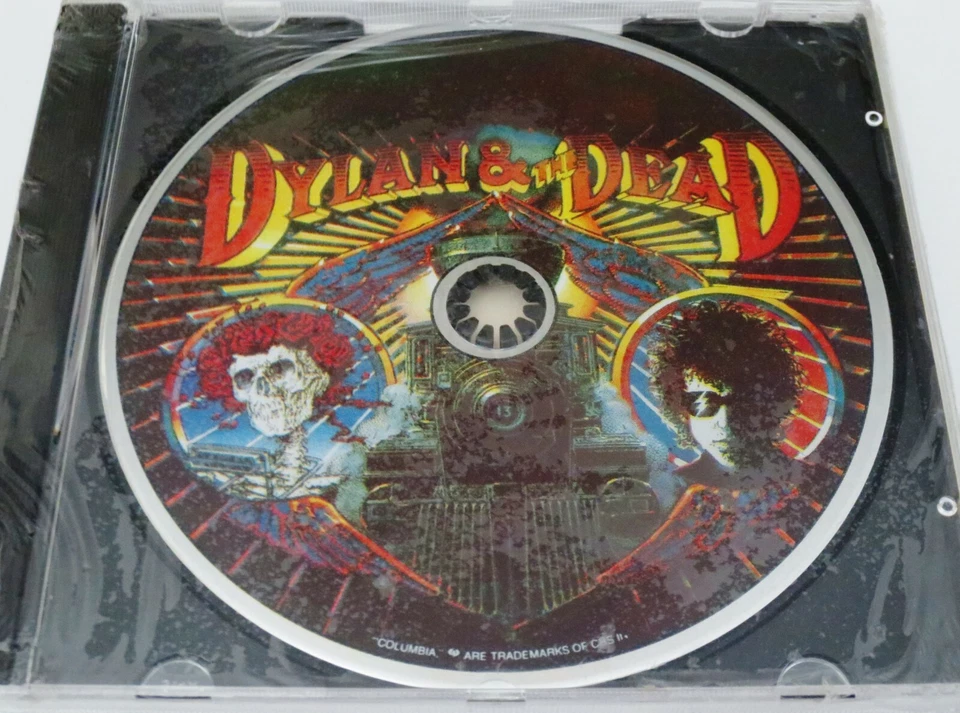Grateful Dead Bob Dylan Dylan & The Dead 1987 Griffin Art Picture Disc CD 1989 Foto 3 de 4