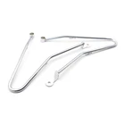 Chrome  Bracket For Triumph T100 T120 Bonneville Saddlebag Bars/ Pannier Rails