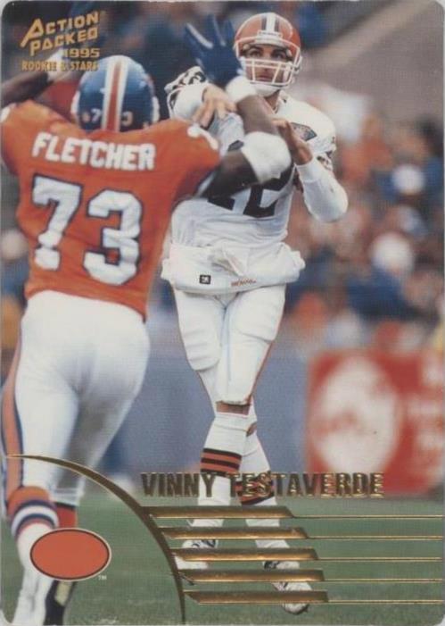 1995 Action Packed Rookies & Stars Vinny Testaverde #72 - 1 of 2
