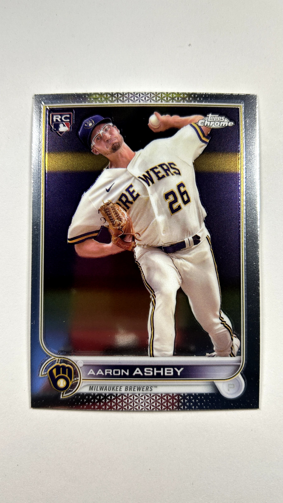 2022 Topps Chrome Aaron Ashby RC #80 Rookie Card
