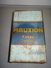 Mauxion Blechschrank, alte reklame Schokolade, 28x45x22cm tief, schöne Basis