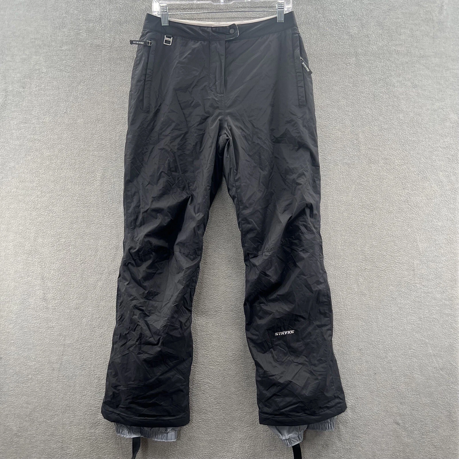 stryke by spyder mens black insulated waterproof ski pants snowboard