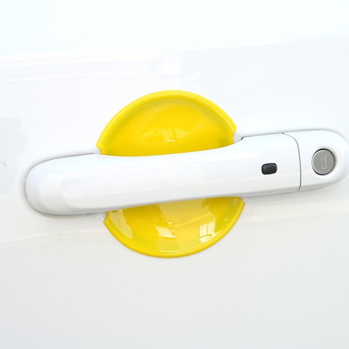 Outer Door Handle Bowl Cover Trim Decor Yellow For Jeep Renegade 2016+ Exterior - Picture 5 of 11