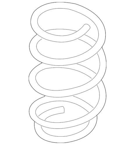 Resorte de suspensión para Nissan (P/N 54010-9TA1C)