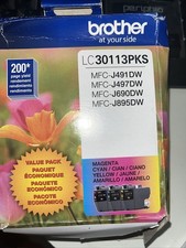 Brother LC30113PKS Color Ink Cartridge - 3-Pack 02/27