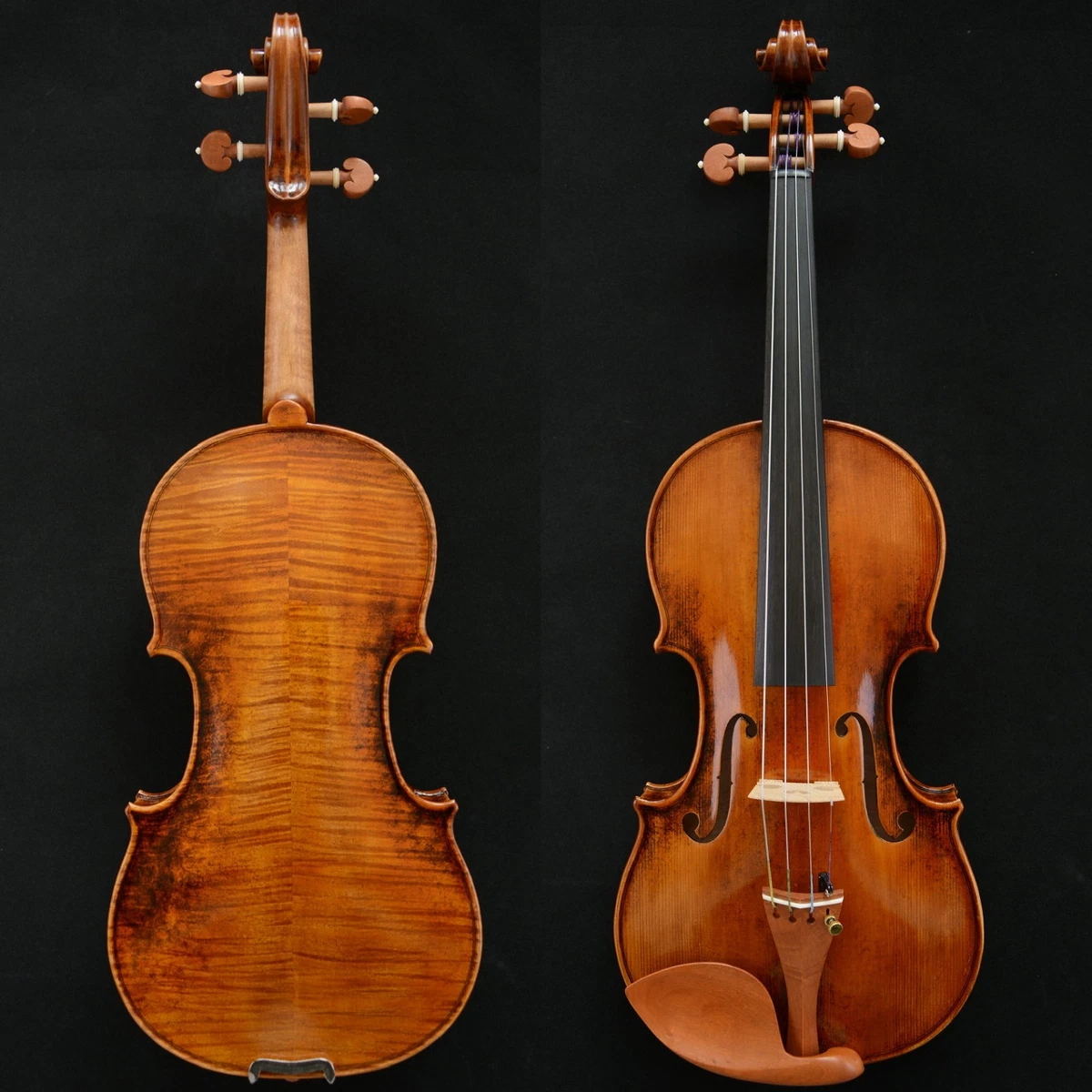 Pezzo Maestro! Copia di violino barocco Stradivari, l'olio anticato Pezzo Maestro! Copia di violino barocco Stradivari, l'olio anticato