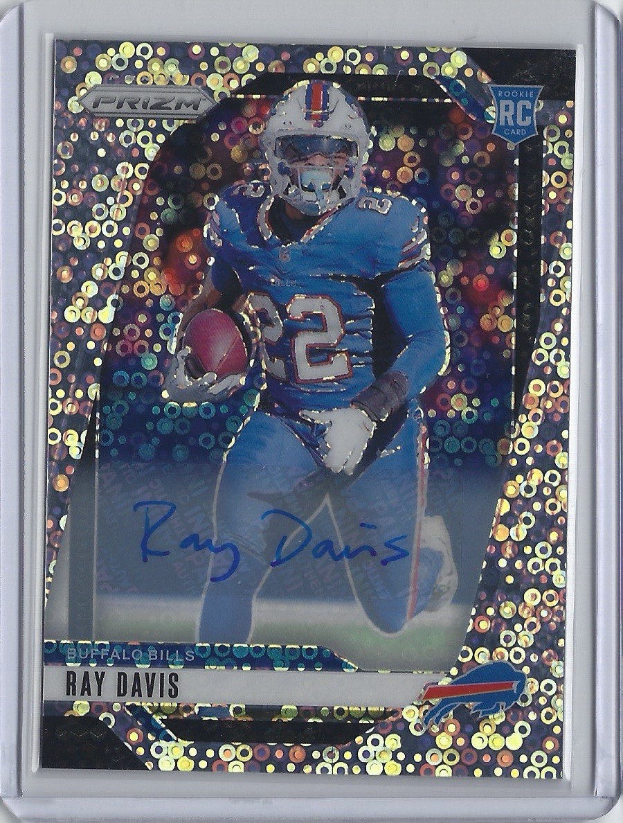 2024 Panini Prizm - Rookies Ray Davis #382 No Huddle Prizm Autographs (AU, RC)
