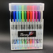 BIC Intensity Fineliner Marker Pens 12 Fine 0.4mm  12 Medium 1.0mm  24-Pack