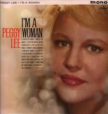 Peggy Lee I'm A Woman LP vinyl UK Capitol 1963 mono pressing T1857