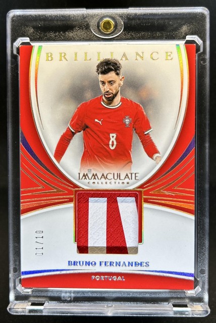2024-25 Panini Immaculate Collection Bruno Fernandes Brilliance Patch Gold #/10