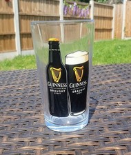 Guinness Print Pint Glass NEW