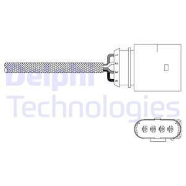 Delphi Lambdasonde Regelsonde Passend FüR Vw New Beetle 2.0 1.8 T 2.3 V5-image