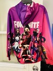 Kids Fortnite Pullover Hoodie Youth Size M Pink/Purple Long Sleeve W/ Pocket — photo 3