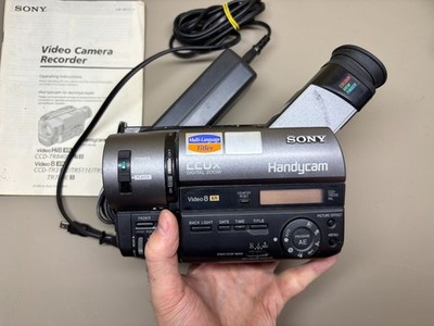 Sony camcorder,working Vintage Sony CCD-TR512E Video8 Camcorder Analog Video Cam