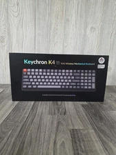Keychron K4 Mechanical Keyboard v2(K4A3) Red Tactile Gateron Switches  96%