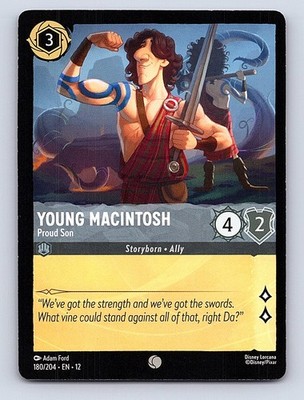 Young Macintosh - Proud Son 180/204 Common Wilds Unknown Lorcana Near Mint