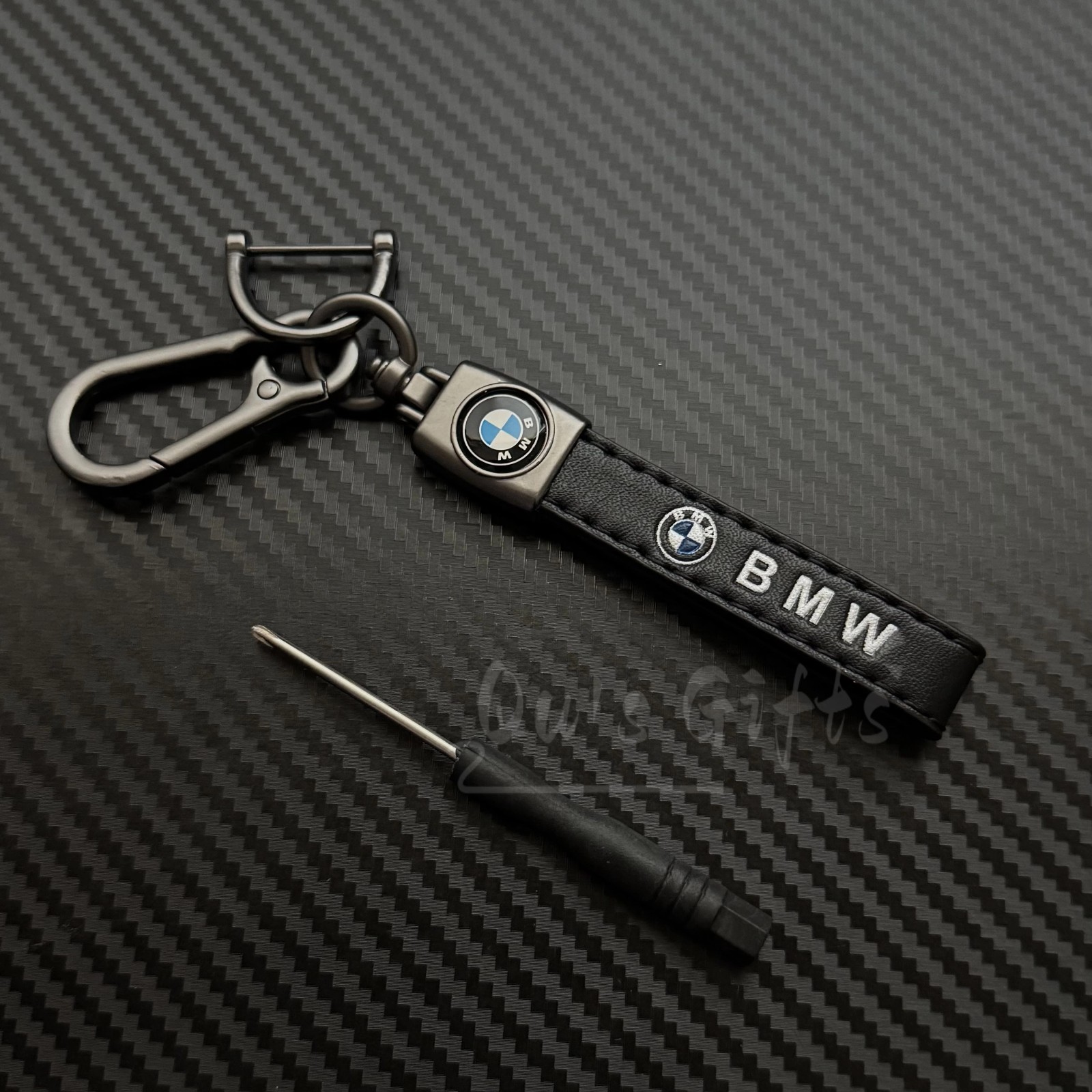 BMW Genuine Leather Keychain US Seller Free Shipping