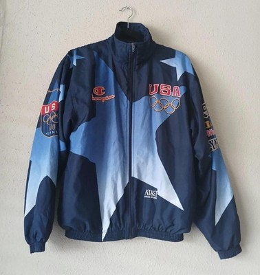 Vintage USA Olympic Jacket Mens Large 1996 Atlanta Summer Games