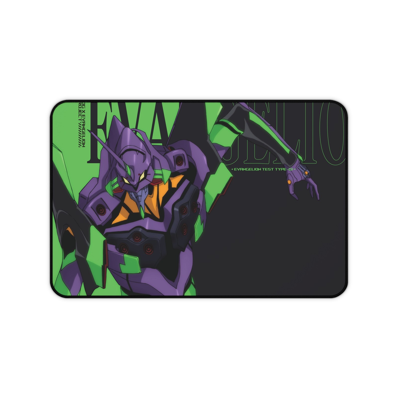 Alfombrilla de escritorio Neon Genesis Evangelion, alfombrilla de ratón para juegos Unit-01 regalo