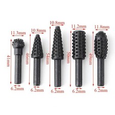 5PCS Wood Drill Bit Set 1/4 Shank Carpentry DIY Drilling Tools Kit UK