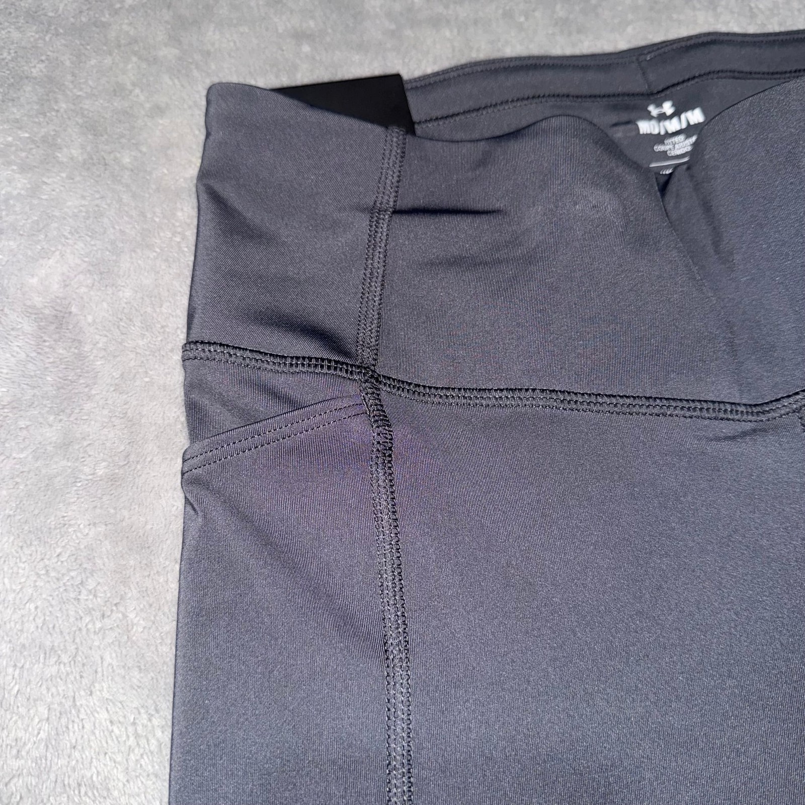 NWT Under Armour Women's UA Fly-Fast Ankle Tights High Rise Gray Size M thumbnail 4