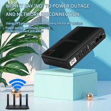 10400mAh Mini Portable UPS Uninterruptible Power Supply for WiFi Camera Router