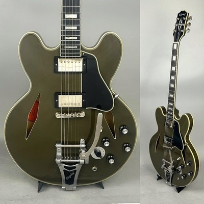 Epiphone Shinichi Ubukata ES-355 Custom Bigsby ver.02 Olive Drab o10403