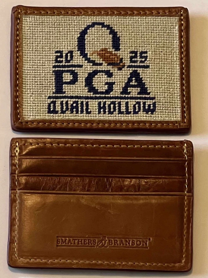 2025 PGA CHAMPIONSHIP QUAIL HOLLOW CLUB SMATHERS & BRANSON CARD WALLET SOLDOUT - Image 3 of 3