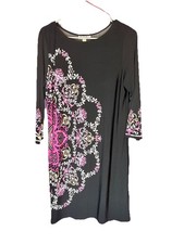 Dressbarn 3/4 Sleeve Dress Stretchy Plus Size 14