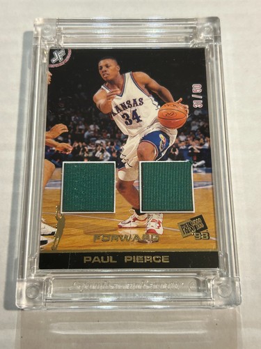 2024 JERSEY FUSION ROOKIE EDITION PAUL PIERCE 31/50 PRESS PASS DUAL PATCH C2