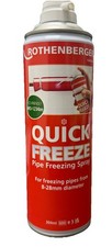 Rothenberger Pipe Freezing Spray, 304mL Capacity Quick Freeze New