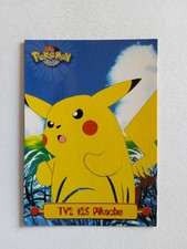 CARD TOPPS POKEMON TV ANIMATION EDITION 1999 ITA TV2 #25 PIKACHU