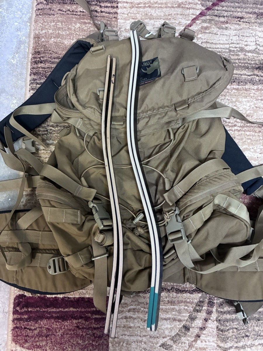 air travel with a kifaru backpack with aluminum stays Kifaru Late Season Backpack - 24” Carbon Composite Stays